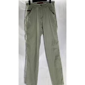 QUIKSILVER Men's Vintage Gray Barney Seawashed Canvas Straight-Leg Pant SZ 28
